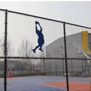 Basketball Court Protective Net / Fence Customized Stadium Hook Net Fence/Chain Link Fence thumbnail-2