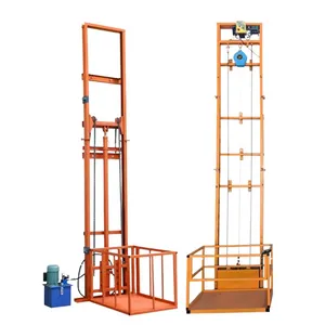 Hydraulic Vertical Wall Mounted Lift Platform Cargo Goods Lift Freight Elevator thumbnail-1