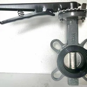 Tyco Butterfly Valve, Advantageously Supplied Rubber-lined Carbon Steel Manual Valve D71x3 - 16c, Pinless 304/2507 thumbnail-2