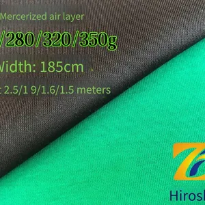 Guangzhifeng - Mercerized Air Layer (220 - 350g)️ Cotton-polyester Double-sided Air Layer Trendy Fabric thumbnail-1