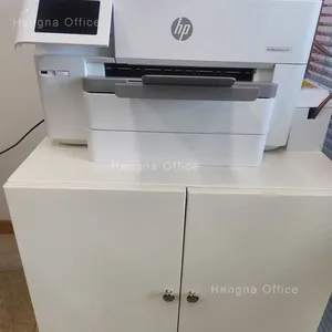Quiet Rolling Copier Stand With Storage | Heavy Duty Base for Business Printers | Durable Office Equipment for Advertising Firms thumbnail-2