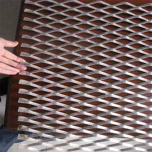 Aluminum Facade Expanded Metal Mesh for Trailer Flooring & Diamond Grille Fence Panels thumbnail-5