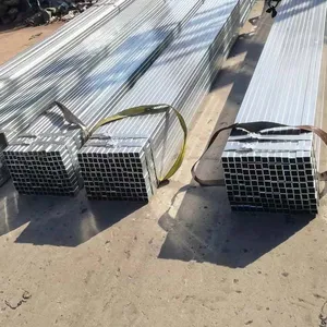 Pre-Galvanized Square&Rectangular Hollow Section Construction Steel Pipe Manufacture thumbnail-2