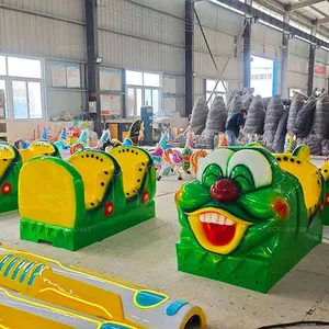 Outdoor Family Ride Caterpillar Roller Coaster Custom Mini Worm Coaster for Sale thumbnail-2