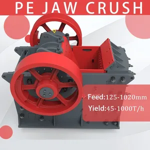 PE-1000×1200 Heavy Duty Jaw Crusher for Large Feed Size Hard Rock Mining Crushing Plant thumbnail-4