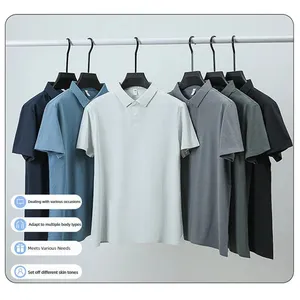 Custom Ice Silk Quick-Dry Seamless Polo Shirts | Collared T-Shirts | Wholesale & Customizable Quick-Dry Promotional Cultural Shirts Supply thumbnail-5