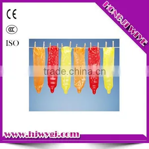 Ribbed Natural Rubber Latex Condom OEM Male Condom Latex Condom Sex Product Condom thumbnail-1