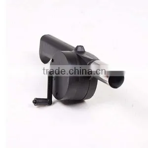 Amazon Supplier Hot Selling Outdoor Hand Crank Cooking Plastic BBQ Blower Barbecue Fan thumbnail-3