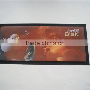 Custom Bar Mat With Full Color Printing, Non Woven Fabri on Top Custom Bar Mat thumbnail-1