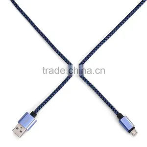 China Fasion Style USB Cable for Android Colorful Braided Usb Cable thumbnail-2