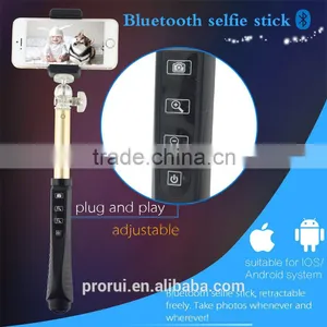 2016 Best Hot Selling Products Wireless Monopod Mini Wholesale Bluetooth Selfie Stick for Smartphone thumbnail-6