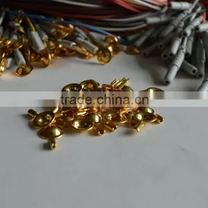 Brain Health Reseacher Golden Plated Cup Eeg Electrodes Electroencephalogram thumbnail-4