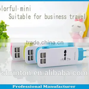 Portable High Speed 4.2 A EU UK USA AU Usb Travel Charger thumbnail-4