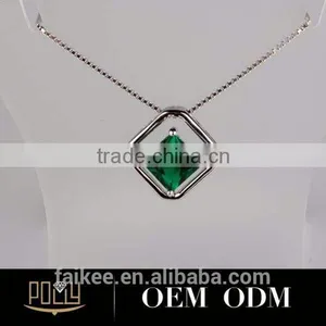 Factory Price Diamond Pendant High Quality Maxi Necklace thumbnail-4