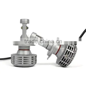 All in One Fanless Design 6th Auto LED Headlight h4 3000LM LED Headlight Conversion Kit thumbnail-4