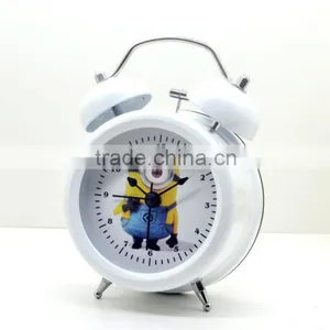 (vintage Model) Unique Design Retro Wall Clock Antique Alarm Clock, Round Desk Clock for Home Decoration thumbnail-1