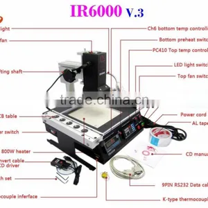 Ly IR 6000 V.3 Infrared Rework Station With 8 Constant Temperature Segments thumbnail-2