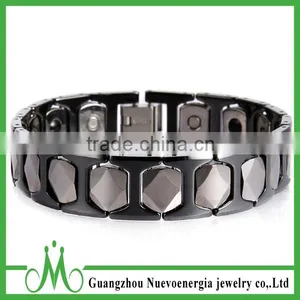 High Quality Western Tungsten Bracelet Jewelry Wholesale China Bio Health Magnetic Bracelet thumbnail-1