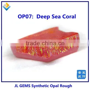 Wholesale Synthetic Uncut Rough Raw Material Opal With High Quality For Sale thumbnail-6