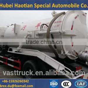 3~12 Cbm Waste Water Suction Truck for Sewage Cleaning/fecal Treatment thumbnail-3
