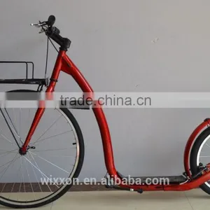 26''-18'' Adult Kick Bike, Kick Scooter,Foot Scooter,Push Bike With High-Carbon Steel Frame thumbnail-1