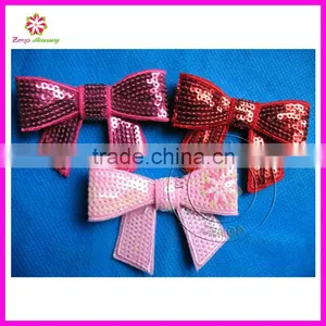 Large Sequin Bow Appliques thumbnail-1