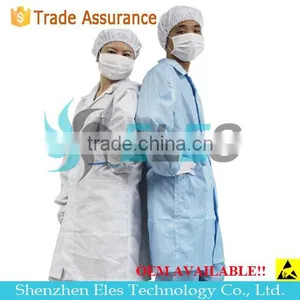 Cleanroom Use Antistatic Polyester Overcoat With High Quality thumbnail-1