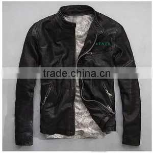 Men's Fashion Cow Leather Jackets thumbnail-5