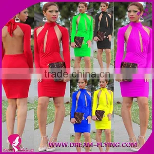 Mini Dress Hot Sexy 2014 Girls Birthday Party/prom Floral Print Short Puffy Dress thumbnail-1