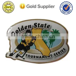 Promotion Quality Lastest Design Metal Wholesale Golf Badges for Gentlement thumbnail-2