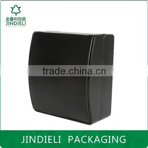 Beauty Arc Classical Black Leather Jewelry Box Packaging thumbnail-2