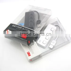 Factory Price USB 3.0 Hub 4 Ports Speed 5Gbps for PC Laptop With On/off Switch WHITE thumbnail-2