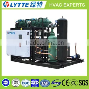 JZBLGS Bizter Midlle Temperature Screw Refrigeration Compressor Water Cooled Condensing Racks for Food Fresh,Cold Storage Room thumbnail-1