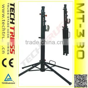 MT-380 Truss Lifting Tower , 100kg Loading 3.8m Height Telescopic Truss Stand thumbnail-1