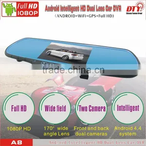 5"Android Fhd 1080p Car Camera Dvr Video Recorder, Android Rear View Mirror Car Dvr ,GPS Car Navigation Recorder Quality Choice thumbnail-3