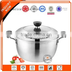 China Supplier High Quality Stainless Steel 555 Stainless Steel Stock Pot thumbnail-1