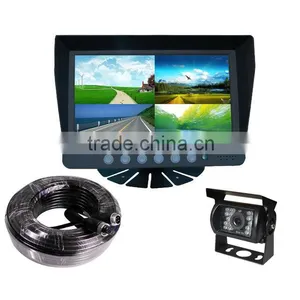 Quad Control Box 7'' TFT LCD Monitor Wide View Angle Car Rear View System thumbnail-1