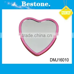 Fashion Hear Shape Cheap Small Plastic Pocket Mirror thumbnail-1