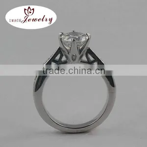 2015 Wholesale Finger Ring,Platinum Crystal Fashion Ring thumbnail-2