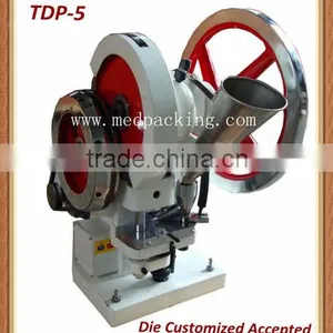 TDP5 Single Punch Tablet Press With 1 Set Free Round Die thumbnail-1