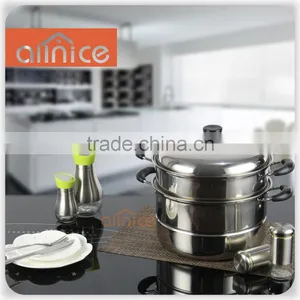 Allnice - 28cm Multipurpose Stainless Steel Steamer Pot, Fire Pot thumbnail-1