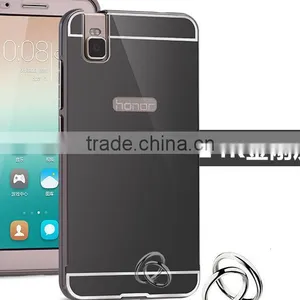 Metal Aluminum Bumper Cover Mirror Cell Phone Case For Huawei Honor 7i thumbnail-6
