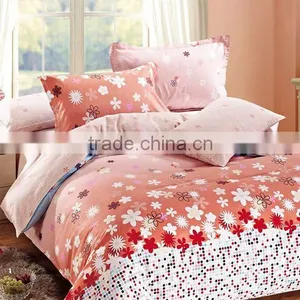 100%cotton 40*40 128*68 Pigment Print Bedding Set thumbnail-3