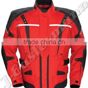 Red Textile Touring Winter Jacket thumbnail-1