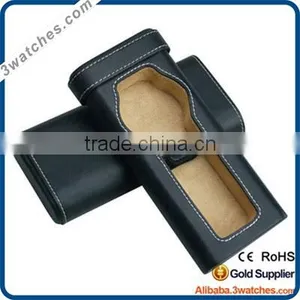 Manufacturer Customize Luxury Watch Box Cigar Style Sliding Watch Case Leather Box thumbnail-4