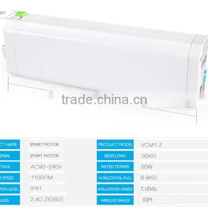 Phone APP Control Timing Switch Zigbee Smart Curtain For Home thumbnail-2