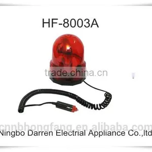 12v 24v Red Magnetic Base Motorcycle Emergency Strobe Warning Beacon Light thumbnail-1