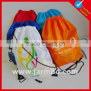 Custom Printed Tesco Calico Drawstring Bags thumbnail-5