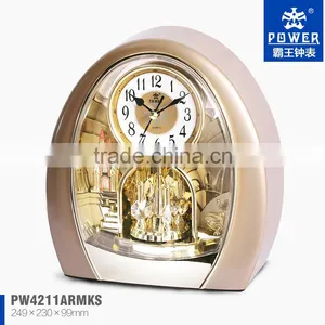2013 New Crystal Table Clocks With Moving Parts Inside thumbnail-1