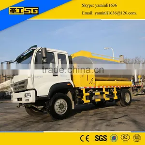 8000L HOWO With Auxiliary Engine HGY5162 GLQ Bitumen Sprayer Truck thumbnail-2